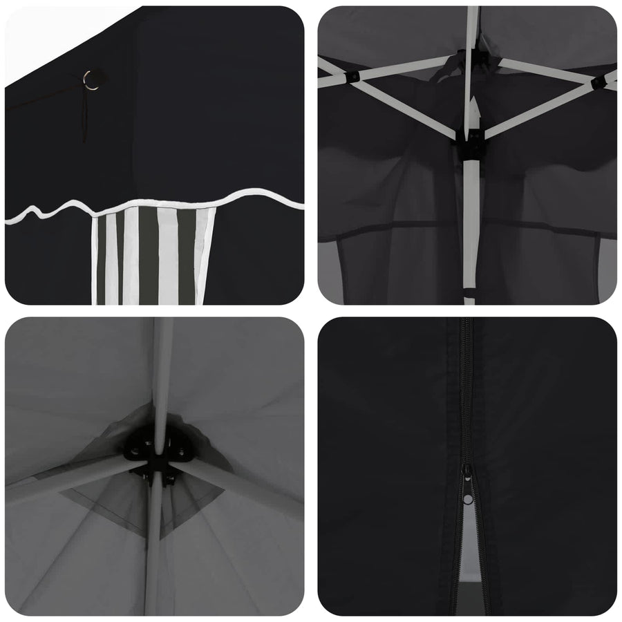 Pop-up Feesttent 575 x 288 x 245 cm Antracietkleurig