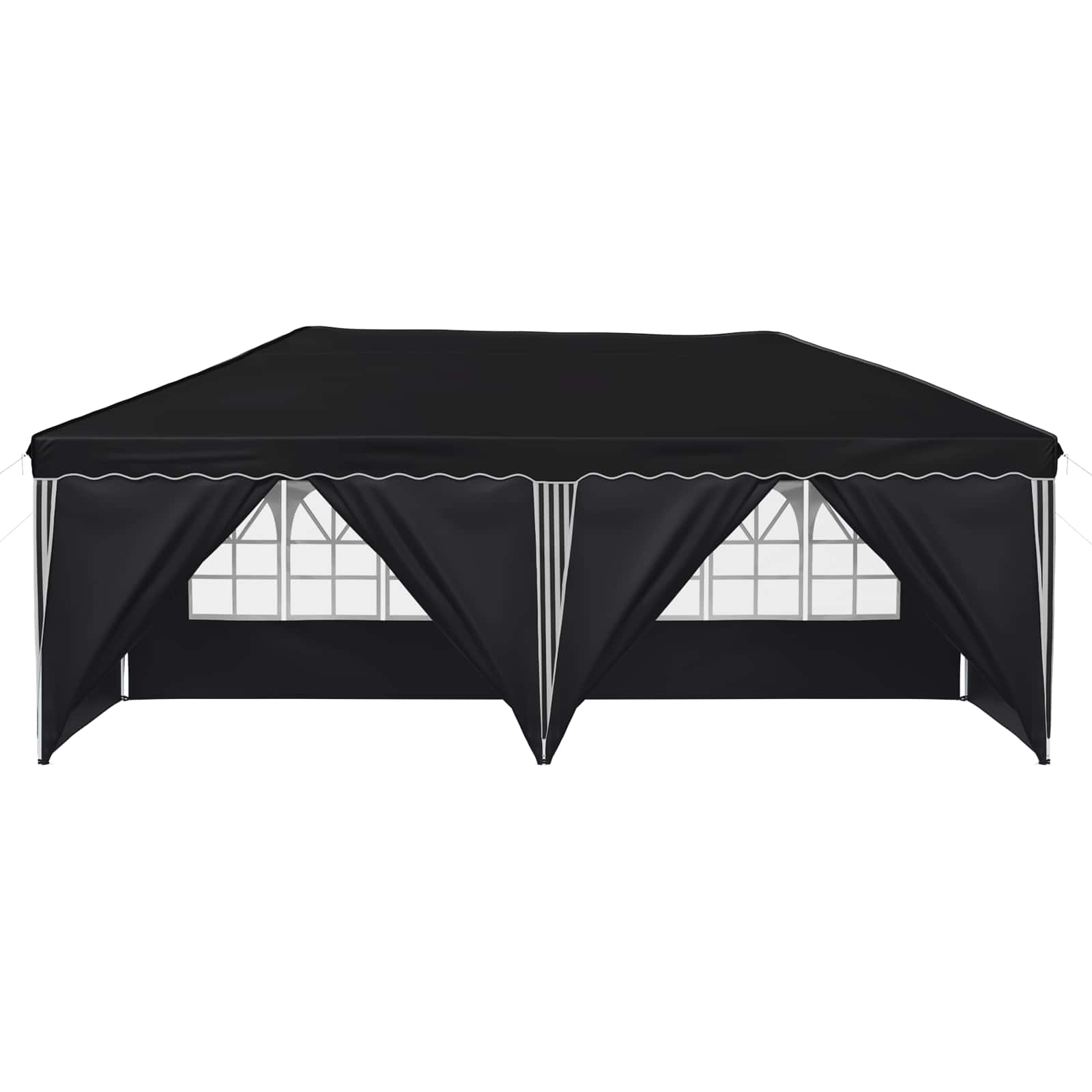 Pop-up Feesttent 575 x 288 x 245 cm Antracietkleurig