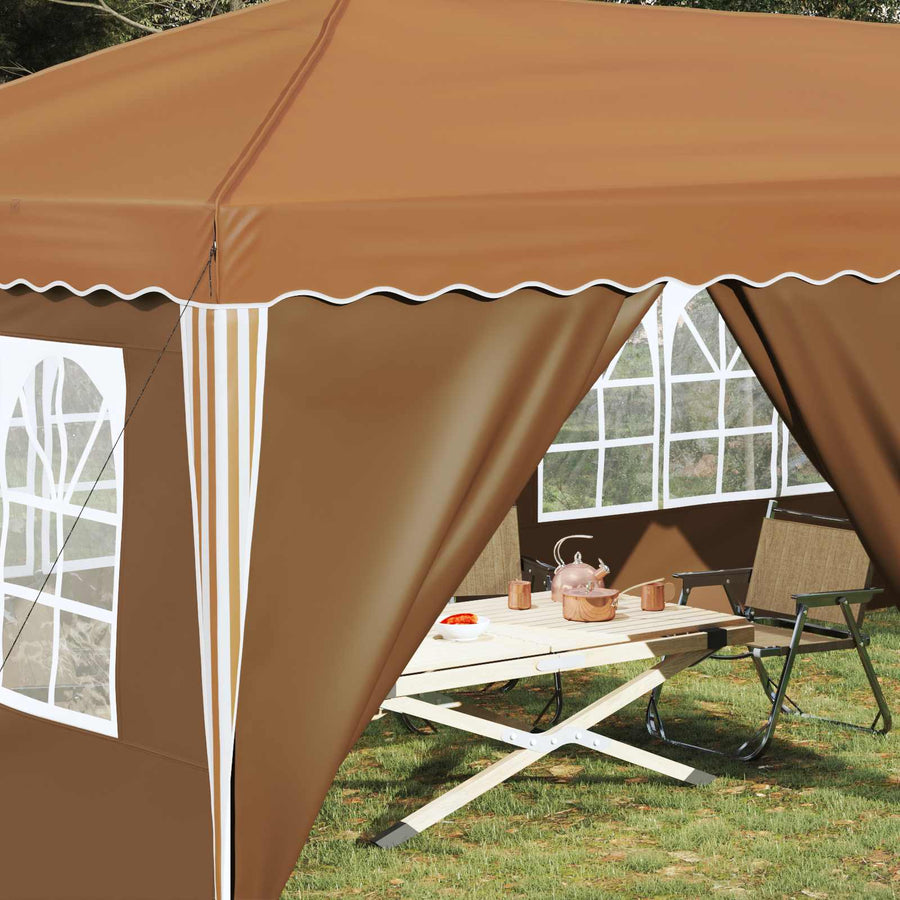 Pop-up Feesttent 575 x 288 x 245 cm Beige