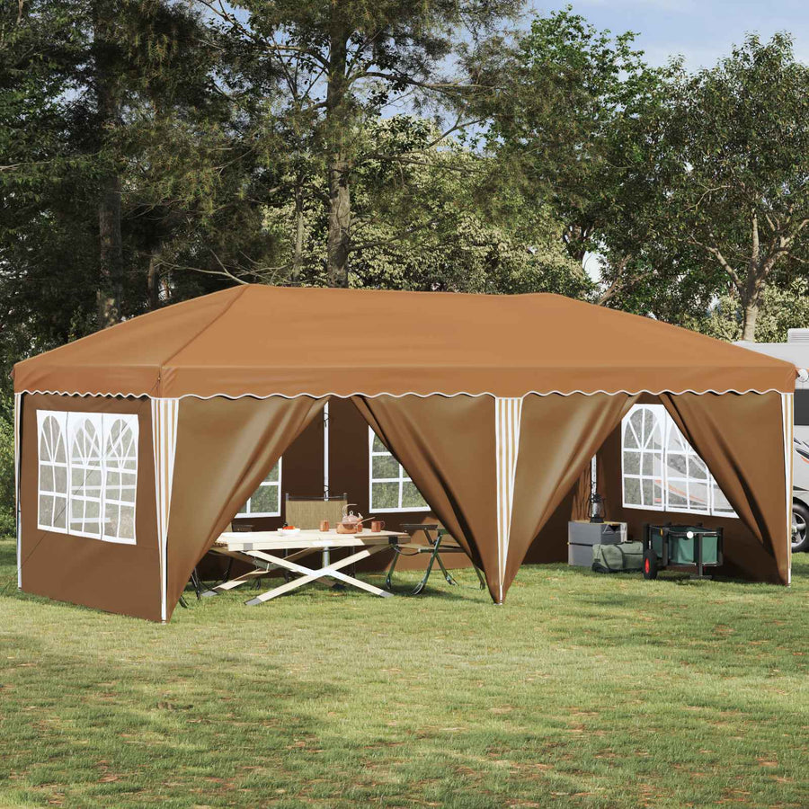 Pop-up Feesttent 575 x 288 x 245 cm Beige