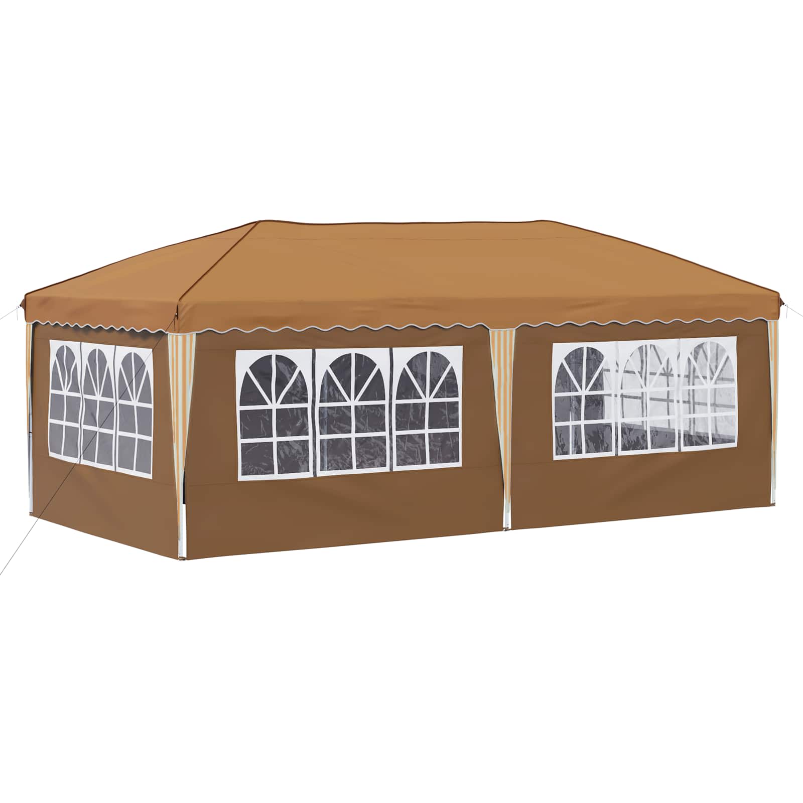 Pop-up Feesttent 575 x 288 x 245 cm Beige