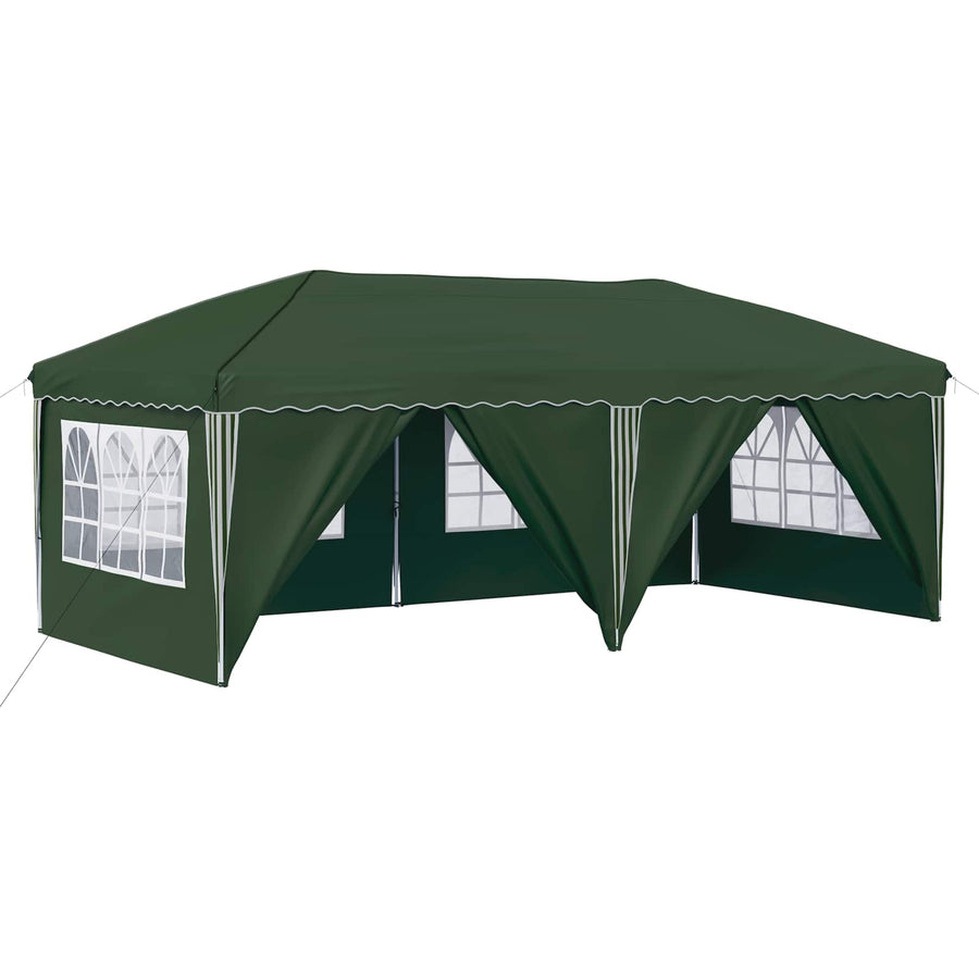 Pop-up Feesttent 575 x 288 x 245 cm Groen
