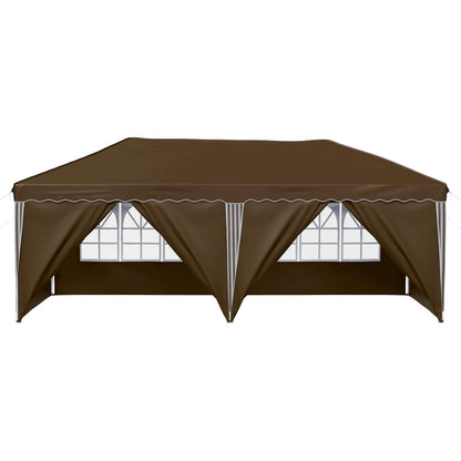 Pop-up Feesttent 575 x 288 x 245 cm Taupe