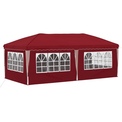 Pop-up Feesttent 575 x 288 x 245 cm Bordeauxrood
