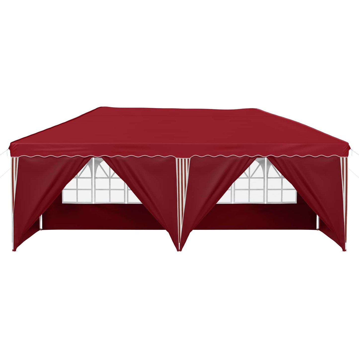 Pop-up Feesttent 575 x 288 x 245 cm Bordeauxrood
