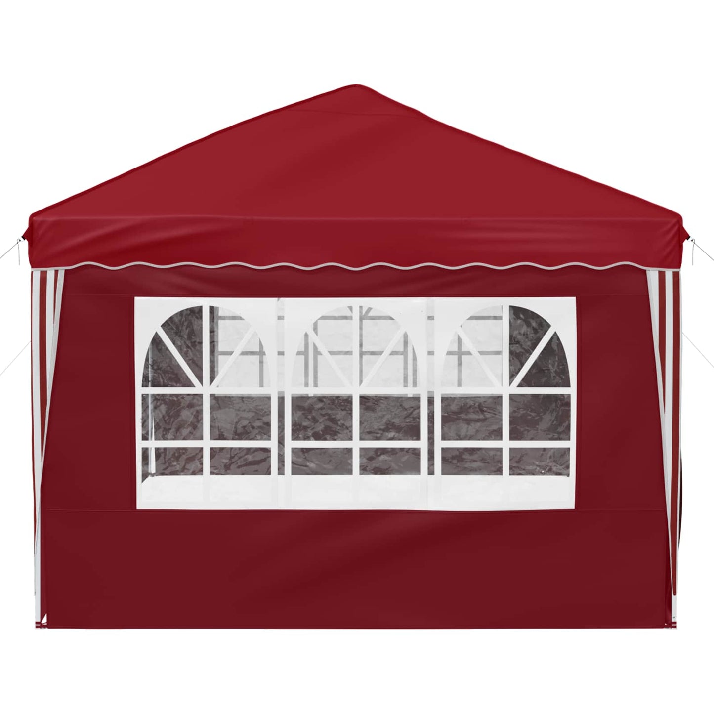 Pop-up Feesttent 575 x 288 x 245 cm Bordeauxrood