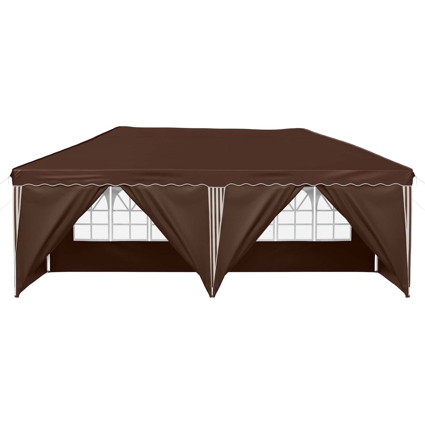 Pop-up Feesttent 575 x 288 x 245 cm Bruin