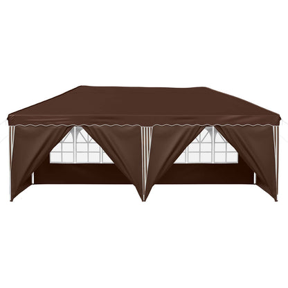 Pop-up Feesttent 575 x 288 x 245 cm Bruin