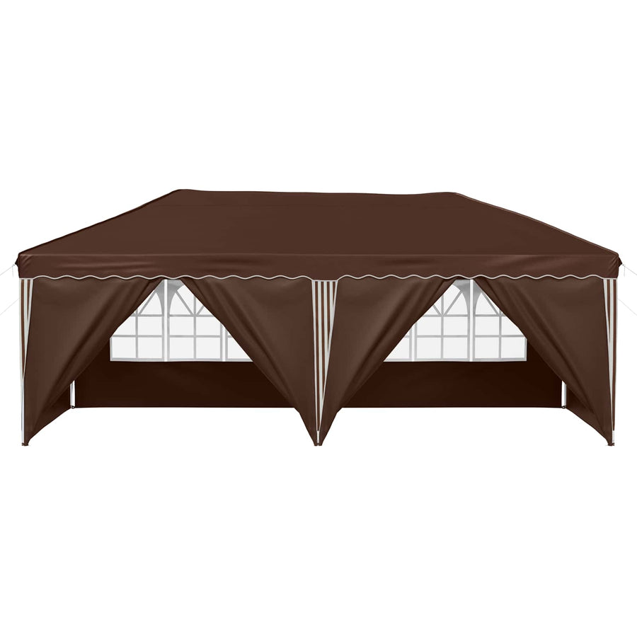 Pop-up Feesttent 575 x 288 x 245 cm Bruin