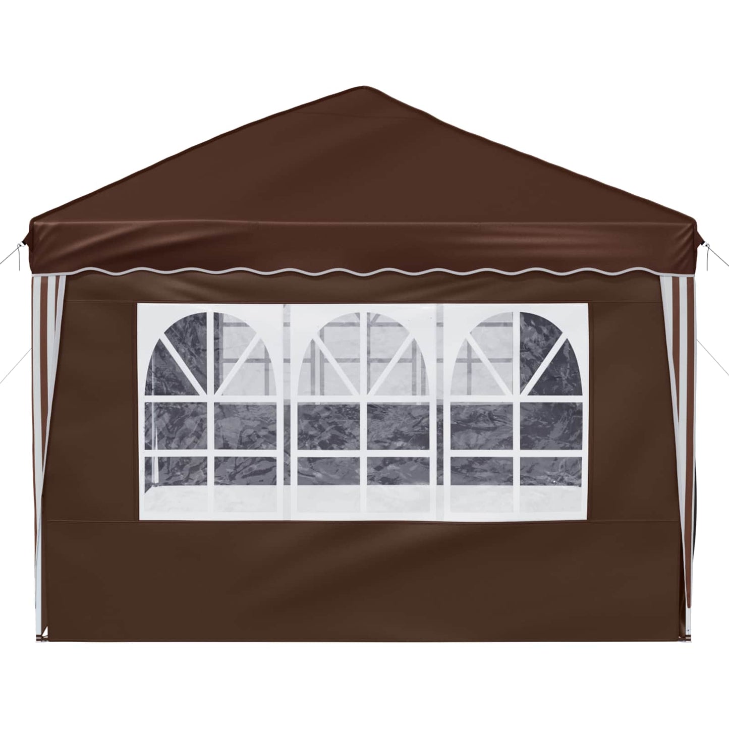 Pop-up Feesttent 575 x 288 x 245 cm Bruin