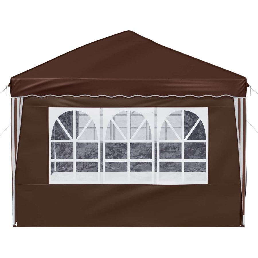 Pop-up Feesttent 575 x 288 x 245 cm Bruin
