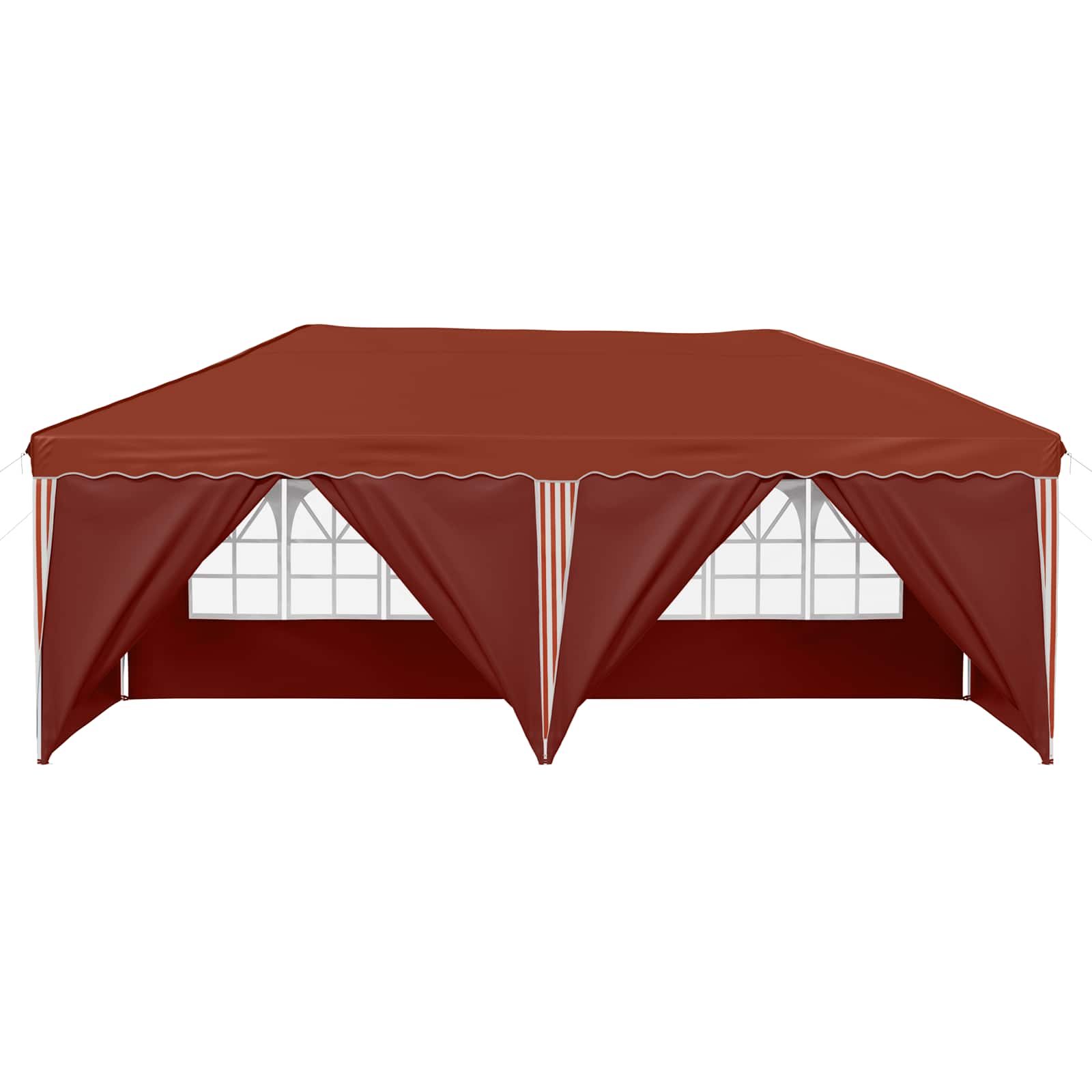 Pop-up Feesttent 575 x 288 x 245 cm Terracotta