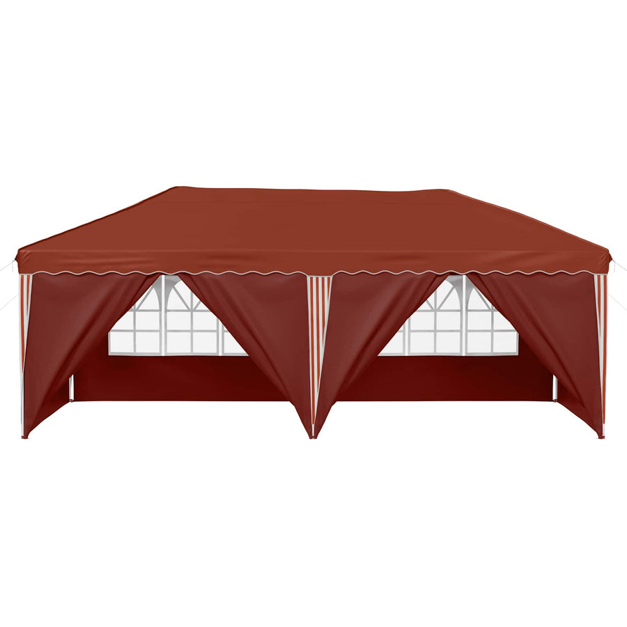 Pop-up Feesttent 575 x 288 x 245 cm Terracotta