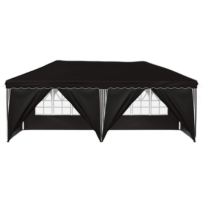 Pop-up Feesttent 575 x 288 x 245 cm Zwart