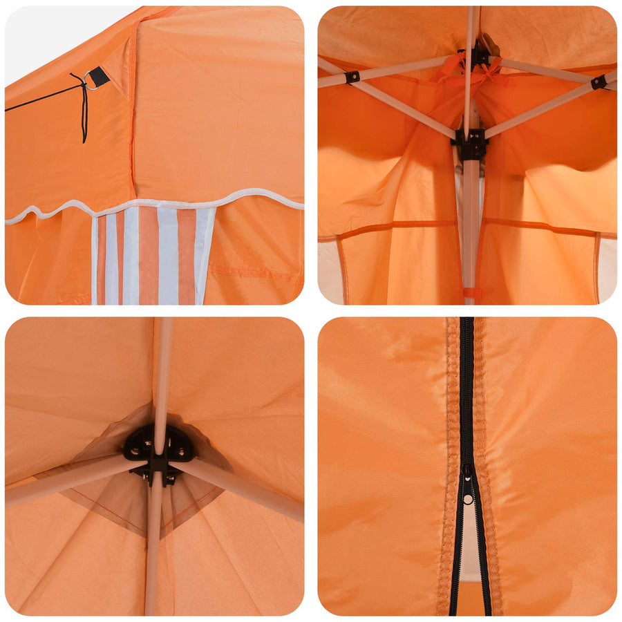 Pop-up Feesttent 575 x 288 x 245 cm Oranje