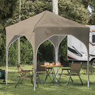 Partytent 194x194x245 cm crèmekleurig