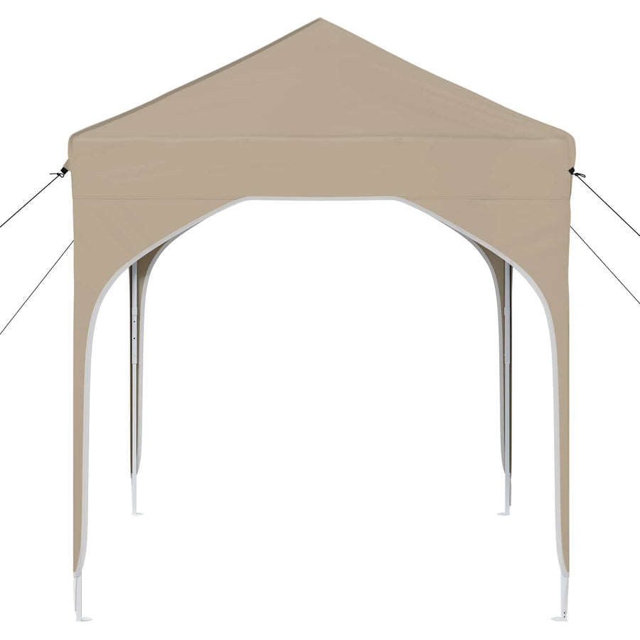 Pop-up Feesttent 194 x 194 x 245 cm Crèmekleurig