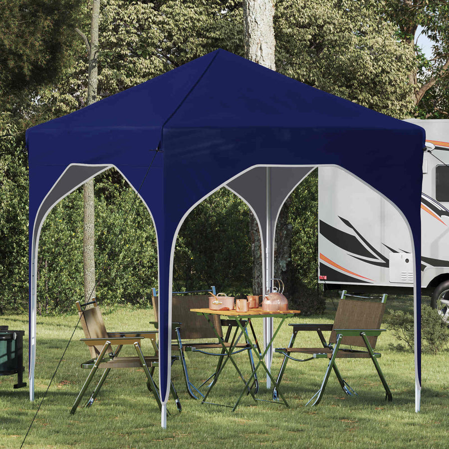 Pop-up Feesttent 194 x 194 x 245 cm Blauw