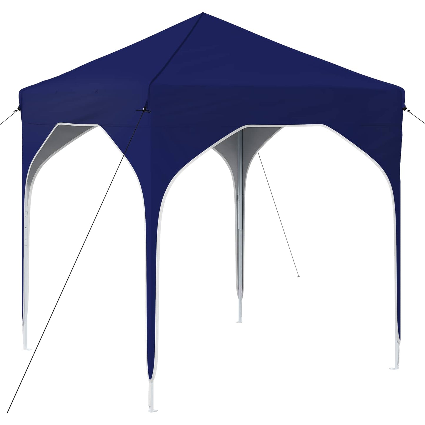 Pop-up Feesttent 194 x 194 x 245 cm Blauw
