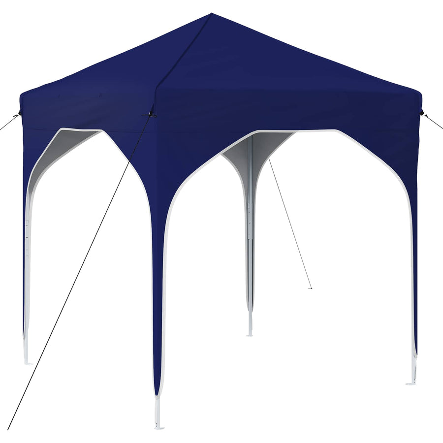 Pop-up Feesttent 194 x 194 x 245 cm Blauw