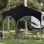 Feesttent pop-up 194x194x245 cm antraciet