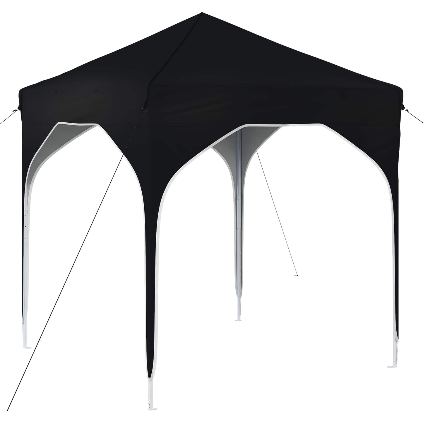 Pop-up Feesttent 194 x 194 x 245 cm Antraciet