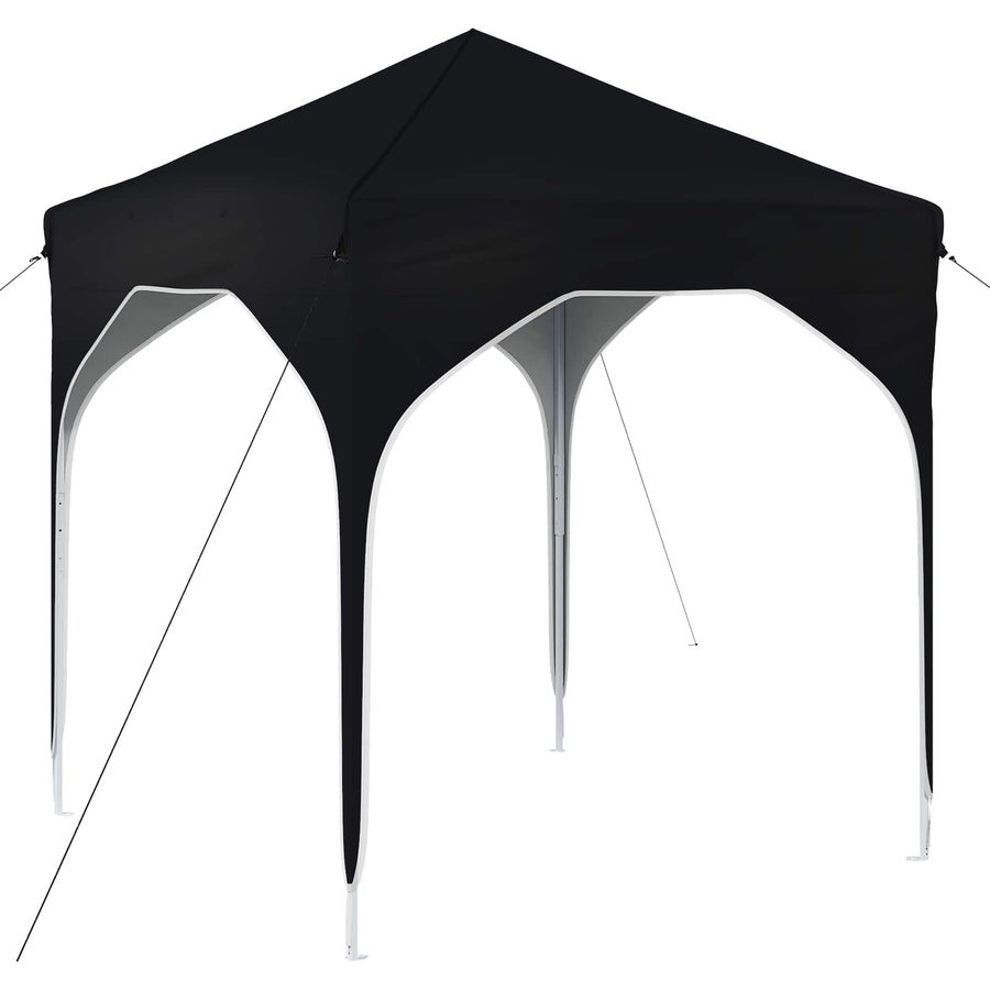 Pop-up Feesttent 194 x 194 x 245 cm Antraciet