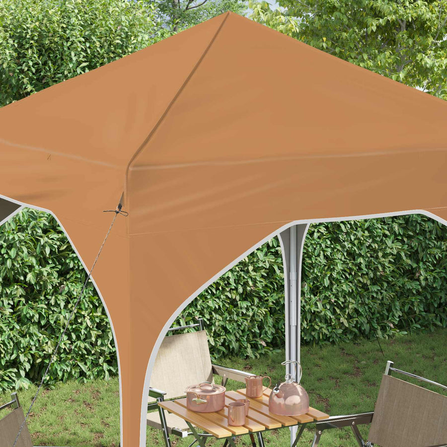 Pop-up Feesttent 194 x 194 x 245 cm Beige