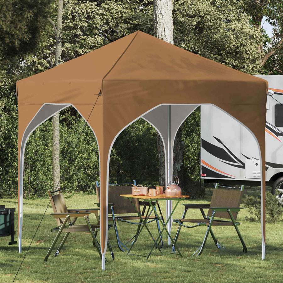 Pop-up Feesttent 194 x 194 x 245 cm Beige