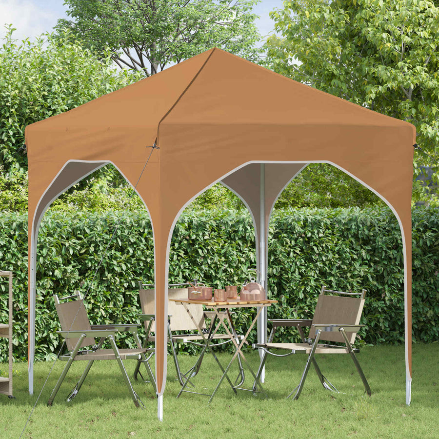 Pop-up Feesttent 194 x 194 x 245 cm Beige
