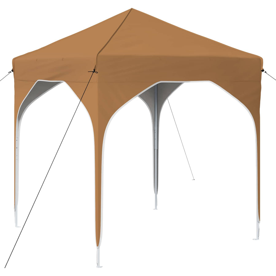 Pop-up Feesttent 194 x 194 x 245 cm Beige