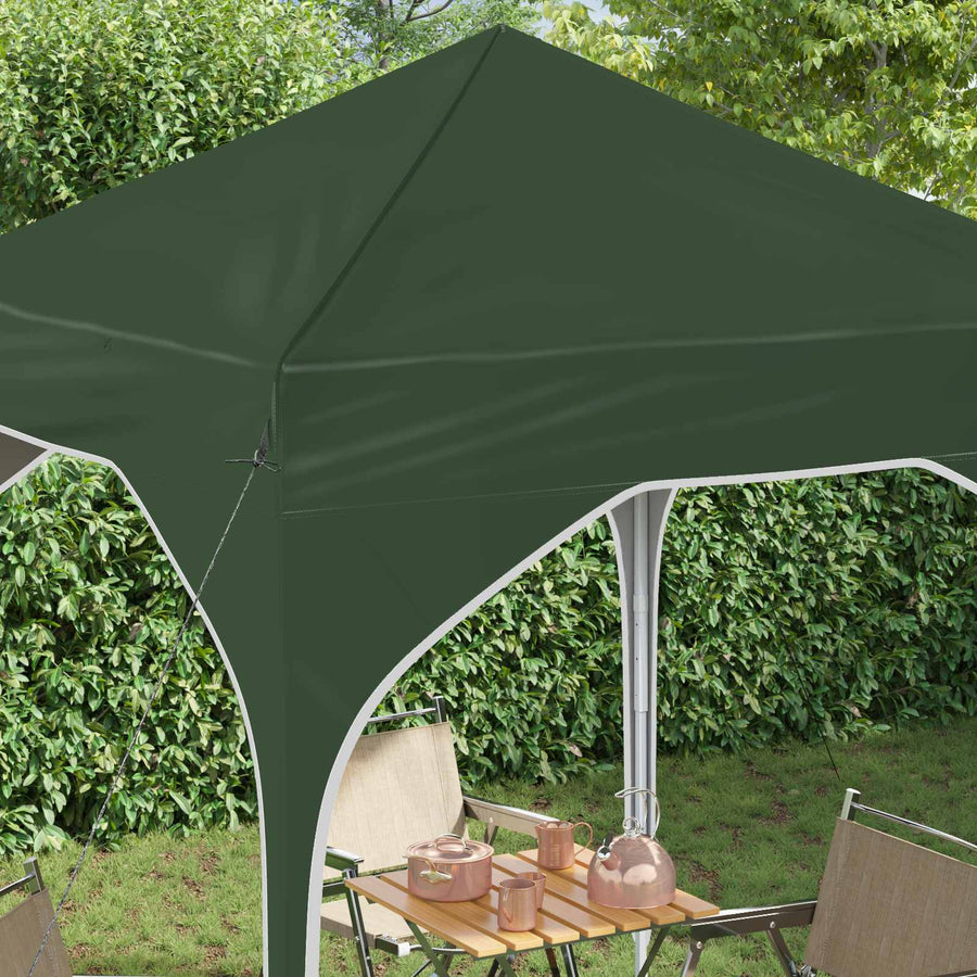 Pop-up Feesttent 194 x 194 x 245 cm Groen