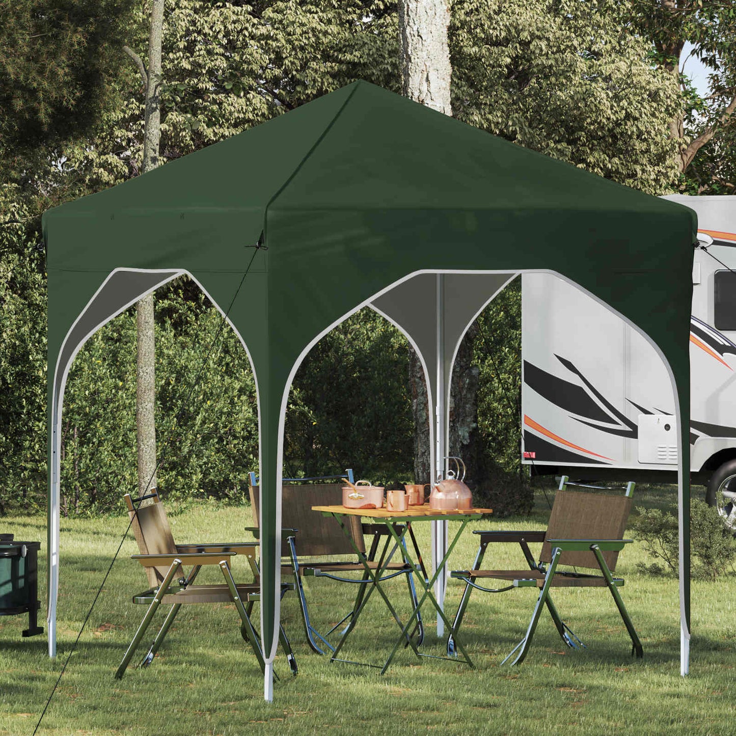 Pop-up Feesttent 194 x 194 x 245 cm Groen