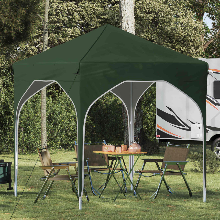 Pop-up Feesttent 194 x 194 x 245 cm Groen