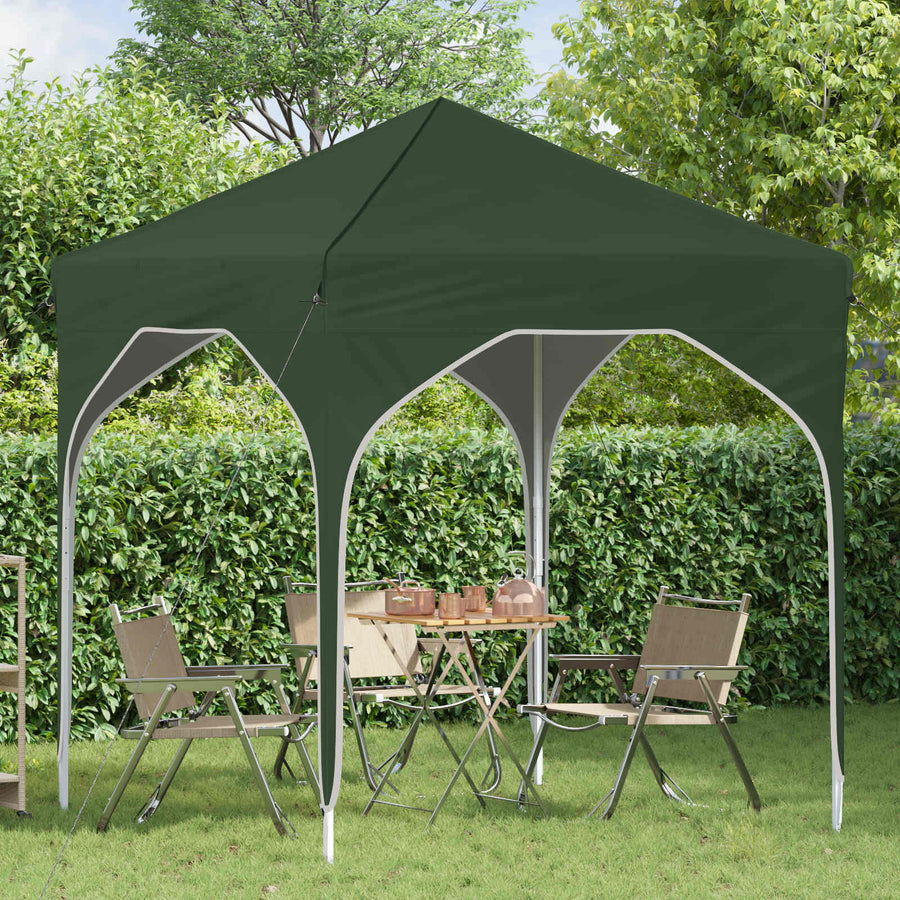 Pop-up Feesttent 194 x 194 x 245 cm Groen