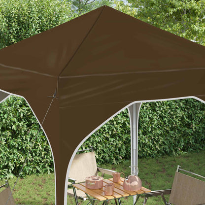 Pop-up Feesttent 194 x 194 x 245 cm Taupe