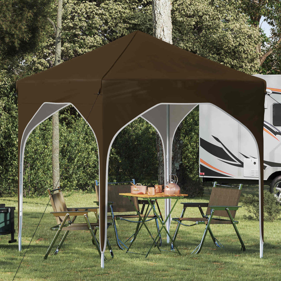 Pop-up Feesttent 194 x 194 x 245 cm Taupe