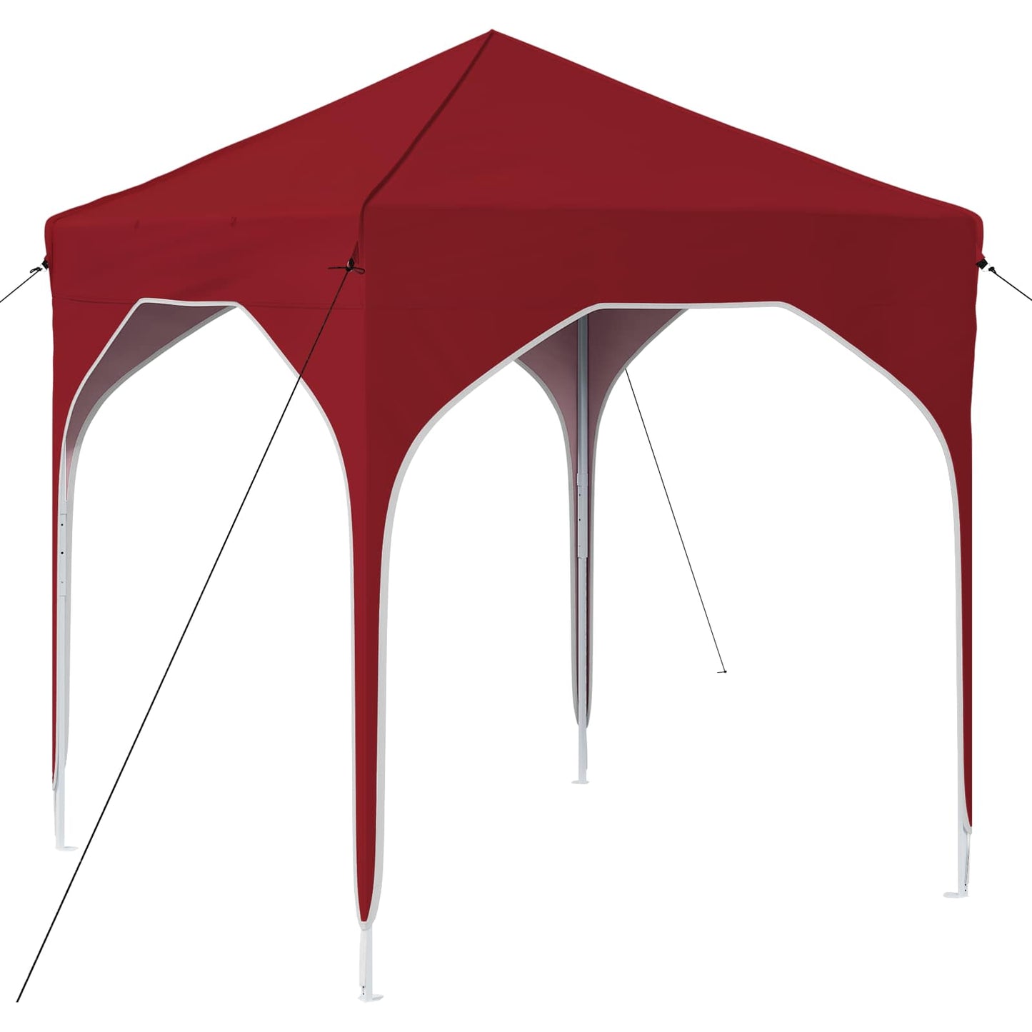 Pop-up Feesttent 194 x 194 x 245 cm Bordeauxrood