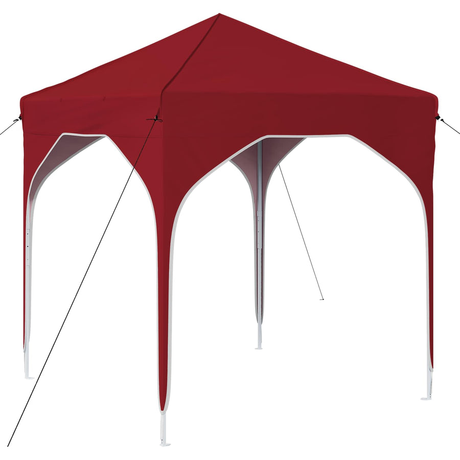 Pop-up Feesttent 194 x 194 x 245 cm Bordeauxrood