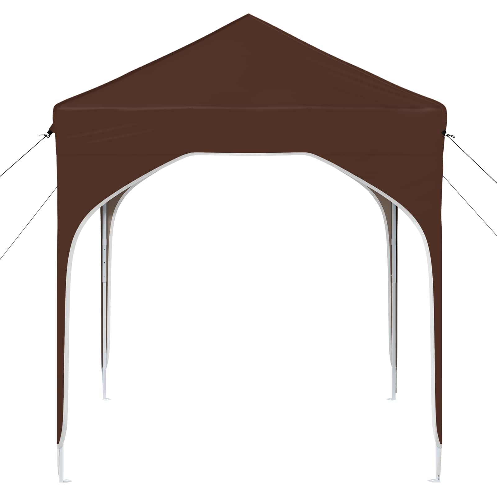 Pop-up Feesttent 194 x 194 x 245 cm Bruin