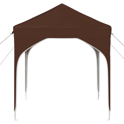 Pop-up Feesttent 194 x 194 x 245 cm Bruin