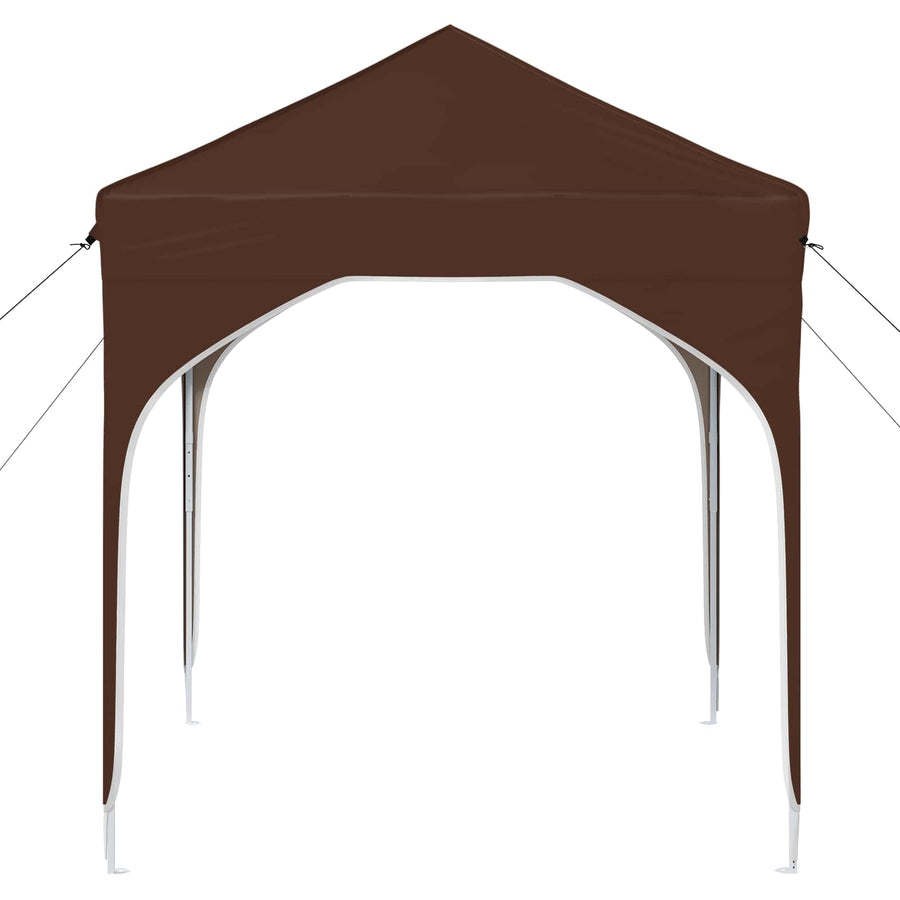 Pop-up Feesttent 194 x 194 x 245 cm Bruin