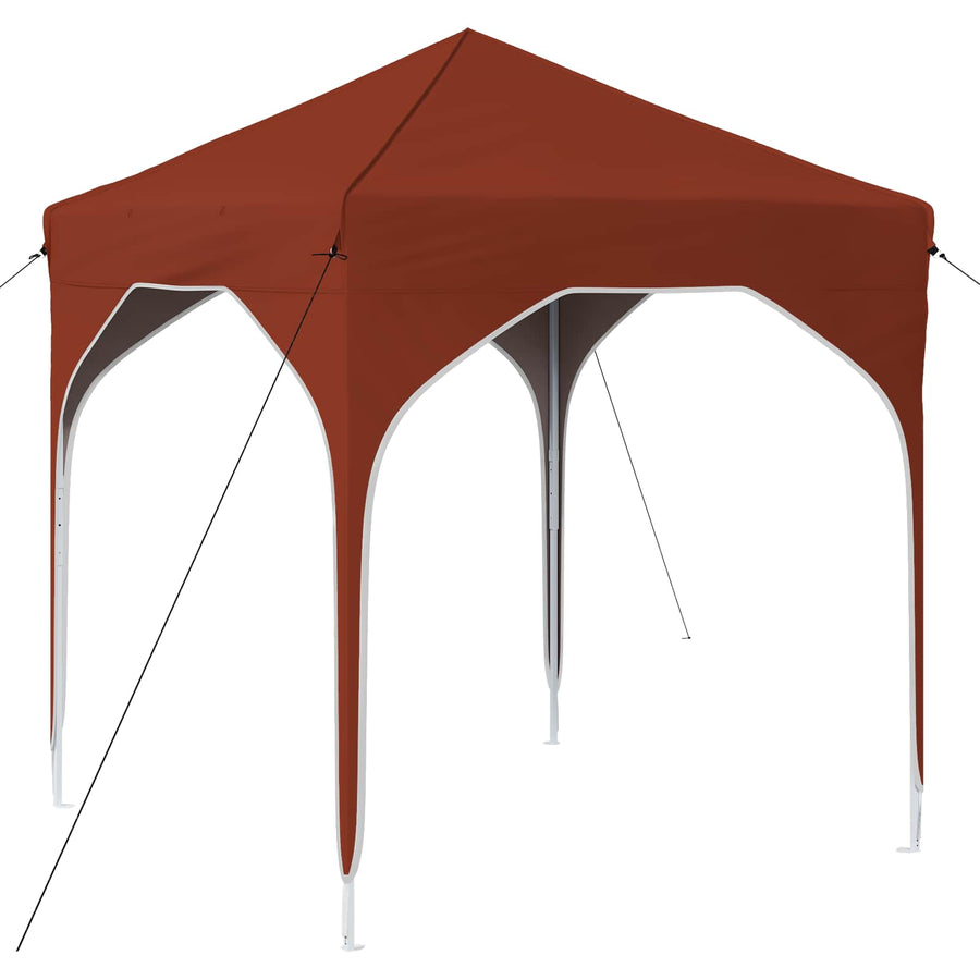 Pop-up Feesttent 194 x 194 x 245 cm Terracotta