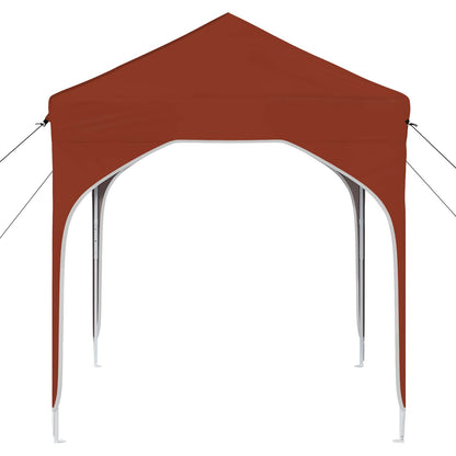 Pop-up Feesttent 194 x 194 x 245 cm Terracotta