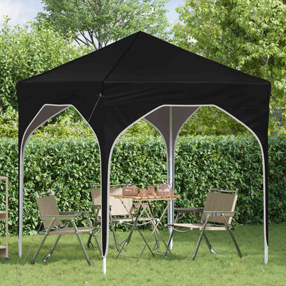 Pop-up Feesttent 194 x 194 x 245 cm Zwart