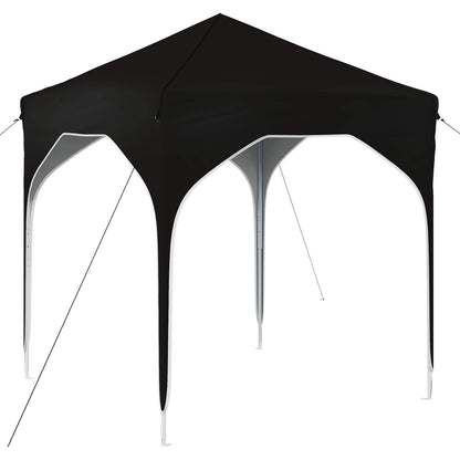 Pop-up Feesttent 194 x 194 x 245 cm Zwart