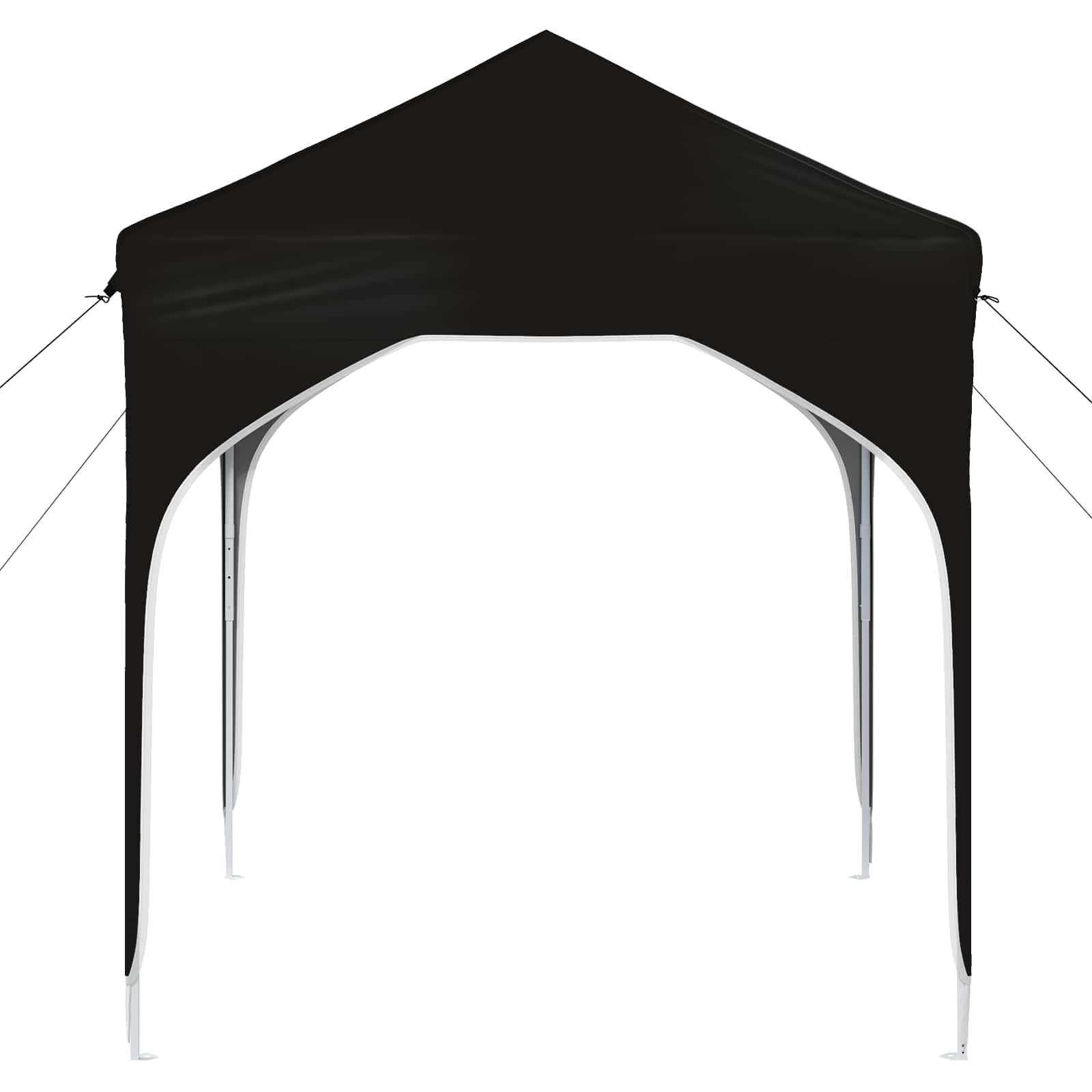 Pop-up Feesttent 194 x 194 x 245 cm Zwart