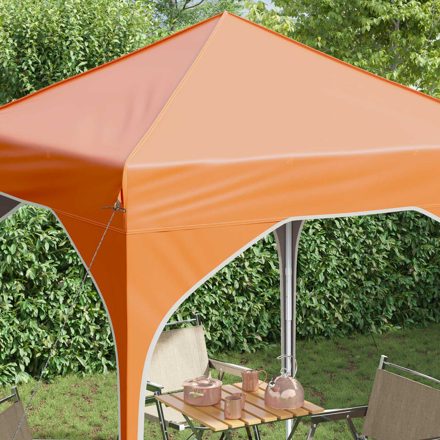 Pop-up Feesttent 194 x 194 x 245 cm Oranje