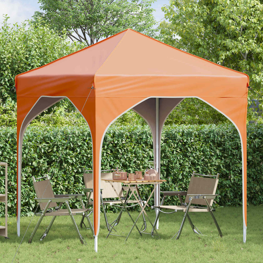 Pop-up Feesttent 194 x 194 x 245 cm Oranje