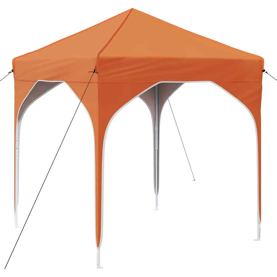 Pop-up Feesttent 194 x 194 x 245 cm Oranje